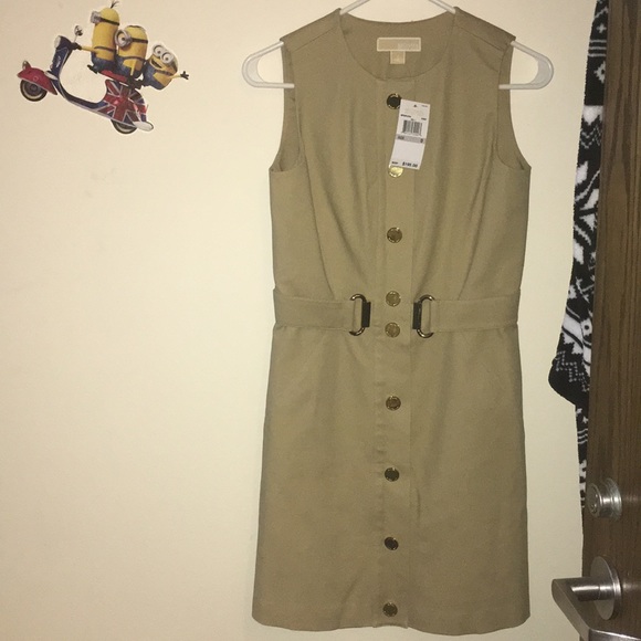 Michael Kors Sleeveless D-Ring Sheath Dress - Picture 2 of 3